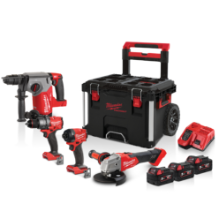 Набор из 4х инструментов аккумуляторных бесщеточных MILWAUKEE M18 FPP4BJ-503P 