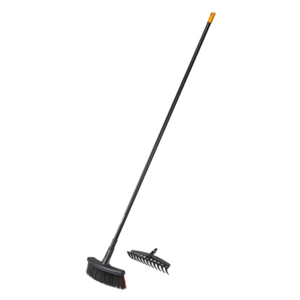 Набор FISKARS (метла дворовая М + грабли Solid) (1056927)