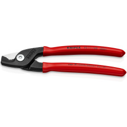 Ножницы для резки кабелей Ø15мм / 50мм², 160мм KNIPEX, 95 11 160 SB, фосфатированные