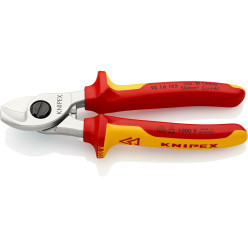 Ножницы для резки кабелей, Ø15мм / 50мм², 165мм VDE KNIPEX 95 16 165 SB, хромированные