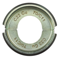 Матрица обжимная для кабелей и коннекторов MILWAUKEE, C22 Cu70/C11