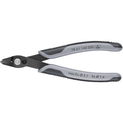 Кусачки Electronic Super Knips XL, Ø2,1мм, 140мм KNIPEX 78 61 140 ESD SB