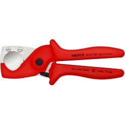 Труборез для шлангов и защитных труб Ø25мм KNIPEX 90 20 185 SB
