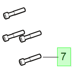 Винт (4шт) передней части для M18ONEFHIWF1 MILWAUKEE
