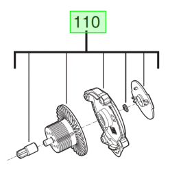 Якорь с крышкой для M12FCIWF MILWAUKEE