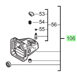 Корпус редуктора в комплекте для M18ONEFLAG230XPDB MILWAUKEE