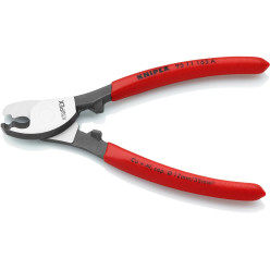 Ножницы для резки кабелей, Ø15мм / 50мм², 165мм KNIPEX 95 11 165 A, фосфатированные